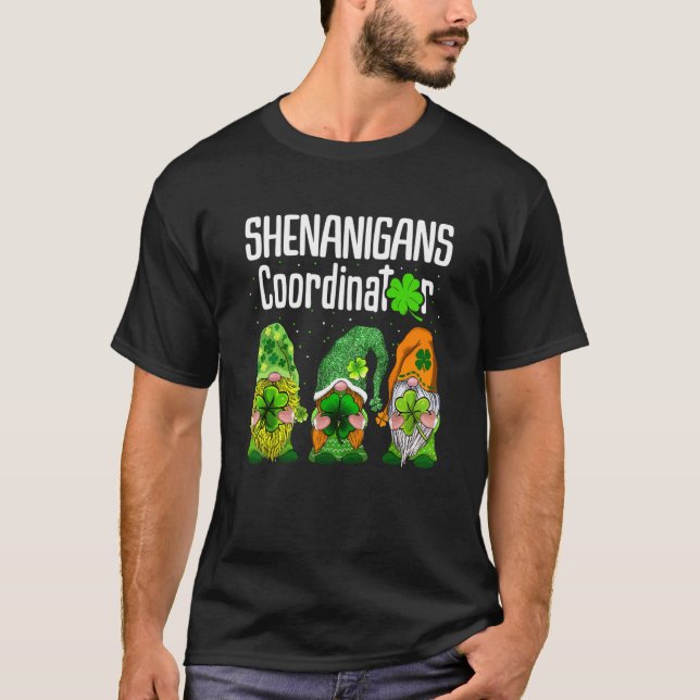 Camiseta Shenanigans Coordinator Teachers St Patricks Day G (Frente)