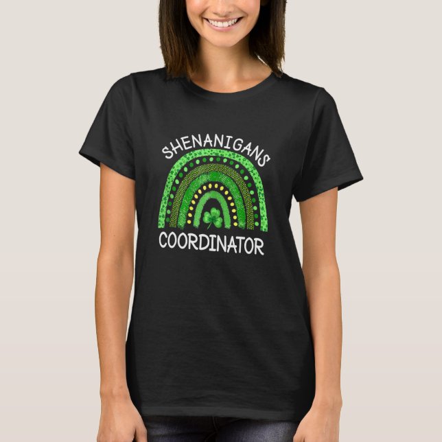 Camiseta Shenanigans Coordinator Teachers St Patricks Day R (Frente)