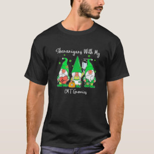 Camiseta Shenanigans Engraçados Com Os Meus Gnomos CMT St P