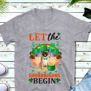 Camiseta Shenanigans Engraçados Dia de São Patrício T-Shirt