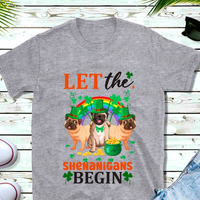 Camiseta Shenanigans Engraçados Dia de São Patrício T-Shirt (Criador carregado)