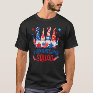 Camiseta Shenanigans Squad 4 De Julho Gnomos Usa Independe