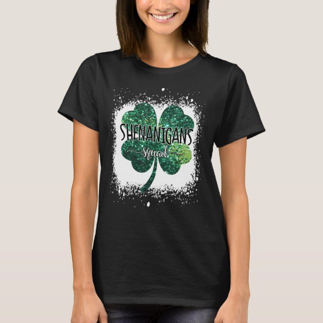 Camiseta Shenanigans Squad Clover Dia de São Patrício (Frente)