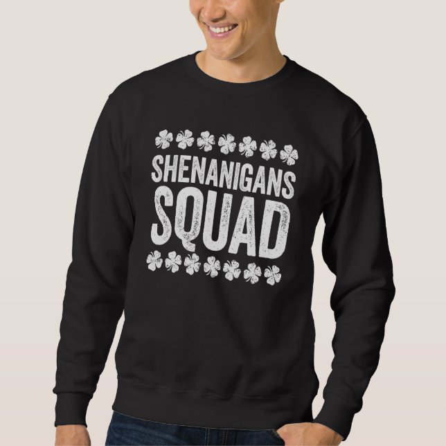 Camiseta Shenanigans Squad Dia de São Patrício (Frente)