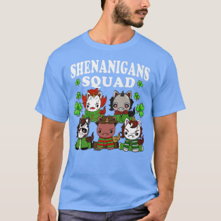 Camiseta Shenanigans Squad Dia de São Patrício Chibi Horror