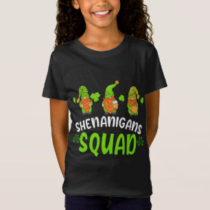 Camiseta Shenanigans Squad Dia de São Patrício Engraçado Gn
