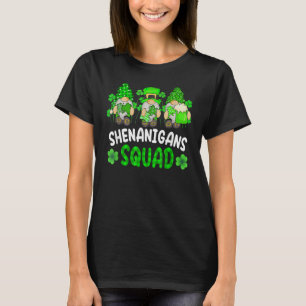 Camiseta Shenanigans Squad Dia de São Patrício Gnomos Green
