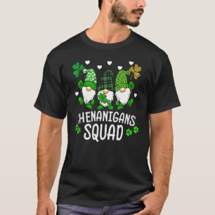 Camiseta Shenanigans Squad Dia de São Patrício Gnomos Green
