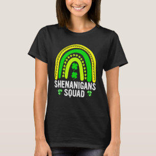 Camiseta Shenanigans Squad Irish Funny Dia de São Patrício