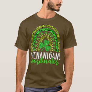 Camiseta Shenanigans Squad Irish Leopard Rainbow Rua Patric