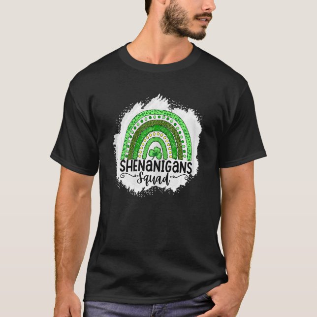 Camiseta Shenanigans Squad T-Men Dia de São Patrício Women  (Frente)
