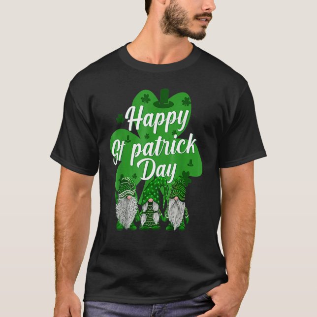 Camiseta Shenanigans With My Gnomies St Patrick's Day Gnome (Frente)