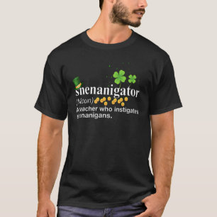 Camiseta Shenanigator Definição Um Professor Que Instiga S