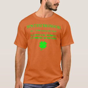 Camiseta Shenanigator Four Leaf Clover Saint Patrick Day G