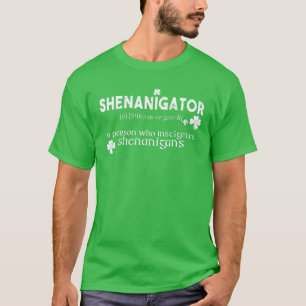 Camiseta Shenanigator Rua Irlandesa Patrick Day Shenanigans
