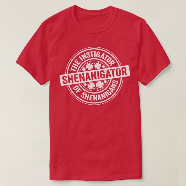 Camiseta Shenanigator White (Frente do Design)