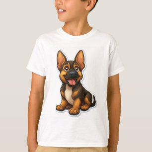 Camiseta Shepard Puppy alemão