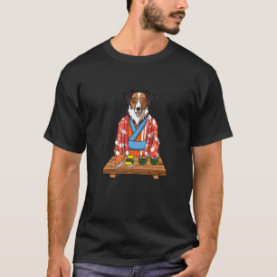 Camiseta Shepherd Aussie Dog Kimono Japonês Foo