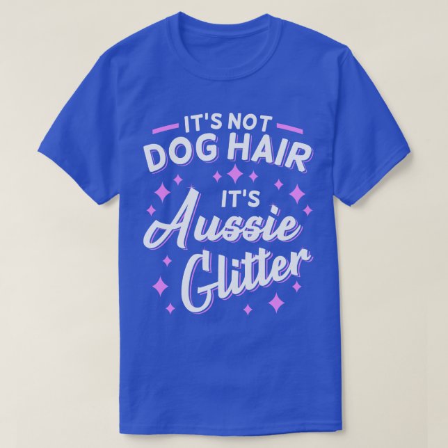 Camiseta Shepherd Aussie Dog Mãe Glitter (Frente do Design)