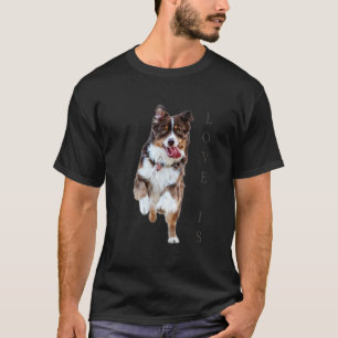 Camiseta Shepherd Aussie Dog Mãe Pai Presente