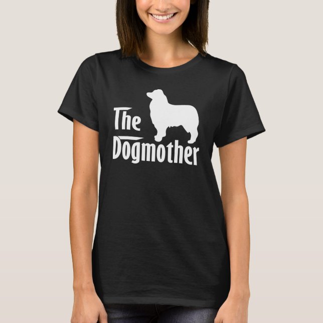 Camiseta Shepherd Dog Mãe Dia de as mães (Frente)