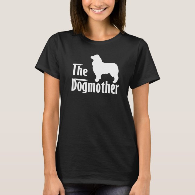 Camiseta Shepherd Dog Mãe Dia de as mães (Frente)