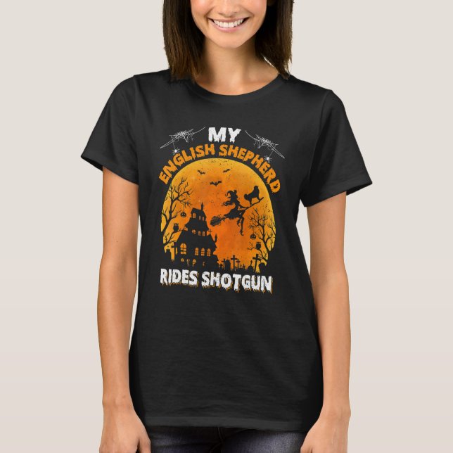 Camiseta Shepherd Ride Shotgun Inglês Shepherd (Frente)
