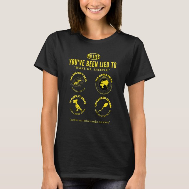 Camiseta Sheple Mente Conspiração (Frente)