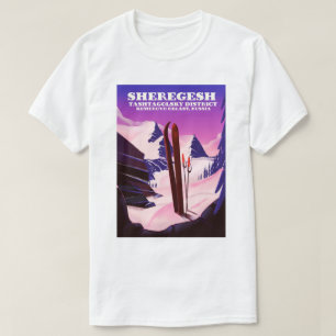Camiseta Sheregesh, Oblast de Kemerovo Rússia impressão de