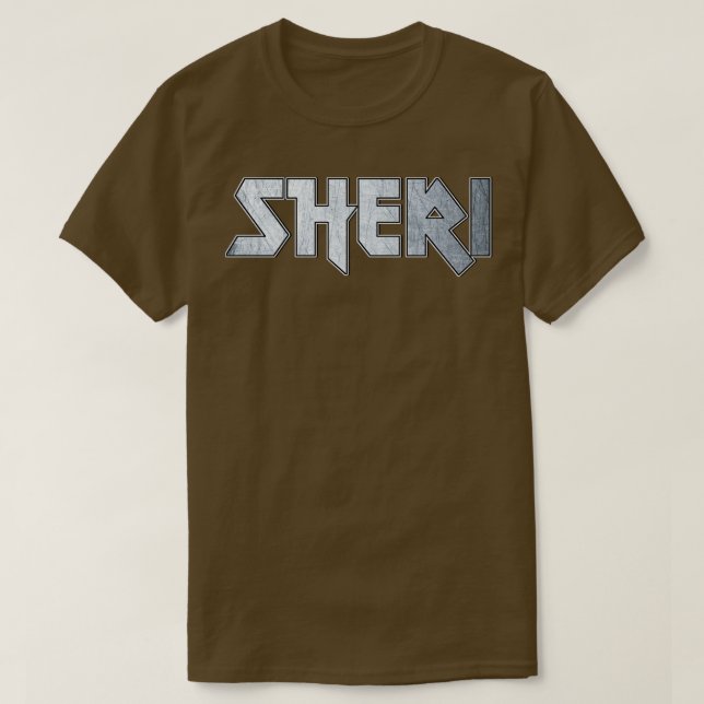 Camiseta Sheri de metal pesado (Frente do Design)