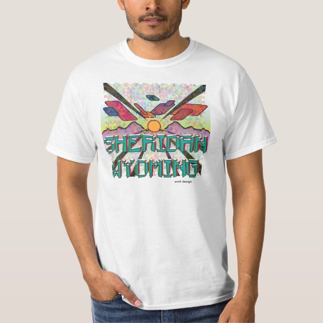 Camiseta Sheridan, Wyoming (Frente)