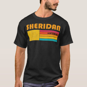 Camiseta Sheridan Wyoming Vintage desapontou Souvenir