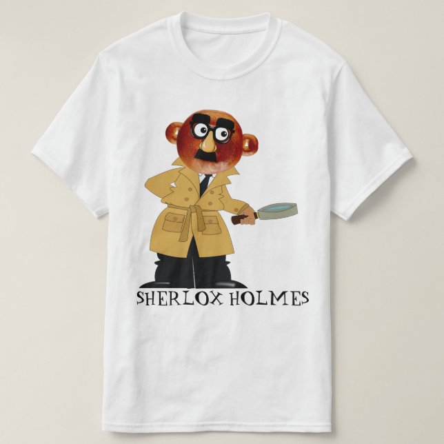 Camiseta Sherlox e Bagels Holmes (Frente do Design)