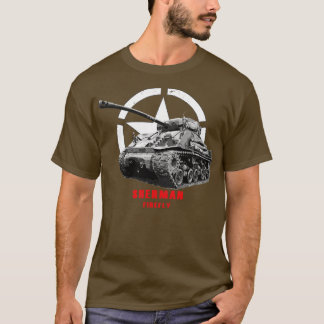 Camiseta Sherman Firefly Fury tanque militar WW2