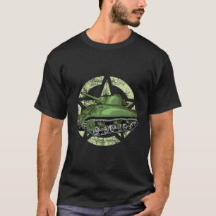 Camiseta Sherman M4A1 Exército Mundial Ii Na Segunda Guerra