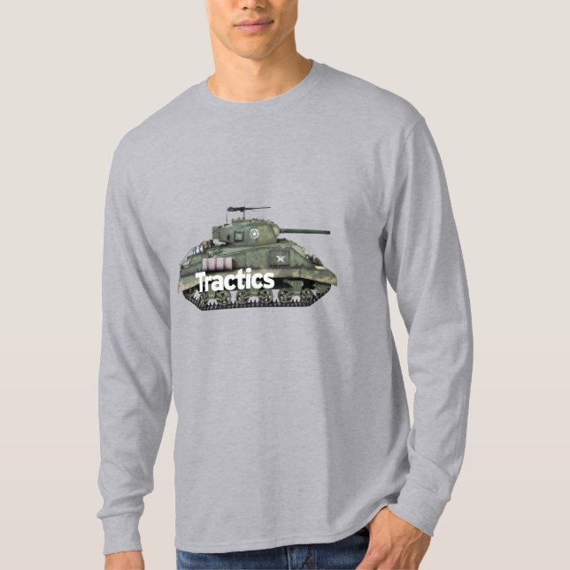 Camiseta Sherman+Tractics name Long Sleeve T Shirt, Color (Frente)