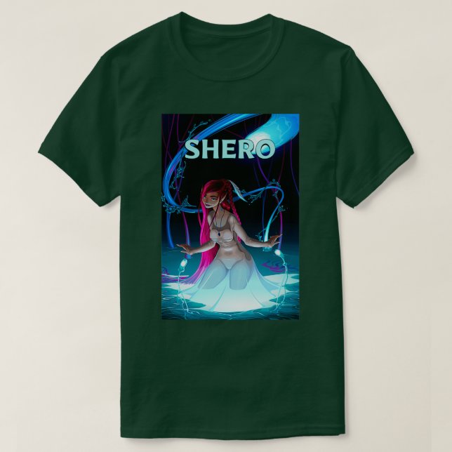 Camiseta SHERO na água (Frente do Design)