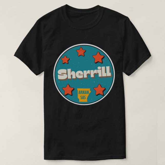 Camiseta Sherrill, Arkansas (Frente do Design)