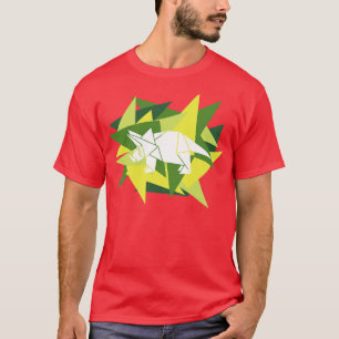 Camiseta Shers de Papel Origami Triceratops1