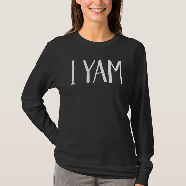 Camiseta She's My Sweet Potato I Yam Couples  Thanksgiving  (Frente)