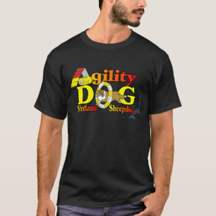 Camiseta Shetland Sheepdog Agilidade