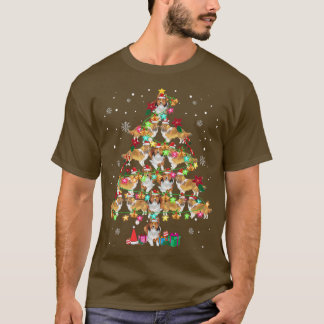 Camiseta Shetland Sheepdog Christmas Tree Funny Sheltie Chr