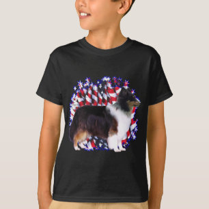 Camiseta Shetland Sheepdog Patriot