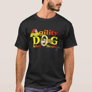 Camiseta Shetland Sheepdog Sheltie Agilidade