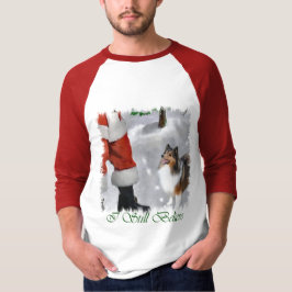 Camiseta Shetland Sheepdog Sheltie presentes de Natal
