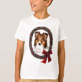Camiseta Shetland Sheepdog Sheltie presentes de Natal