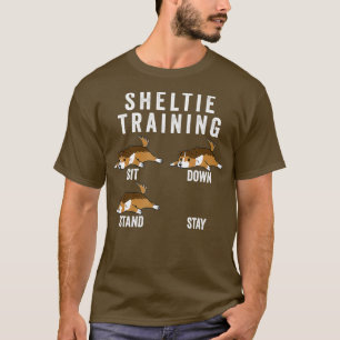 Camiseta Shetland Sheepdog Training Dog