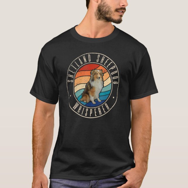 Camiseta Shetland Sheepdog Whisperer (Frente)