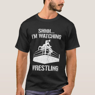Camiseta Shhh Estou Assistindo Luta Livre Esporte de Luta D