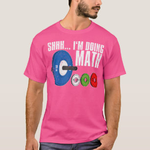 Camiseta Shhh, Eu Estou Fazendo Levantamento De Peso Na Mat